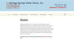 Desktop Screenshot of heritage-springs.com
